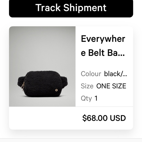 Lululemon fleece everywhere belt bag 2l - Picture 7 of 7